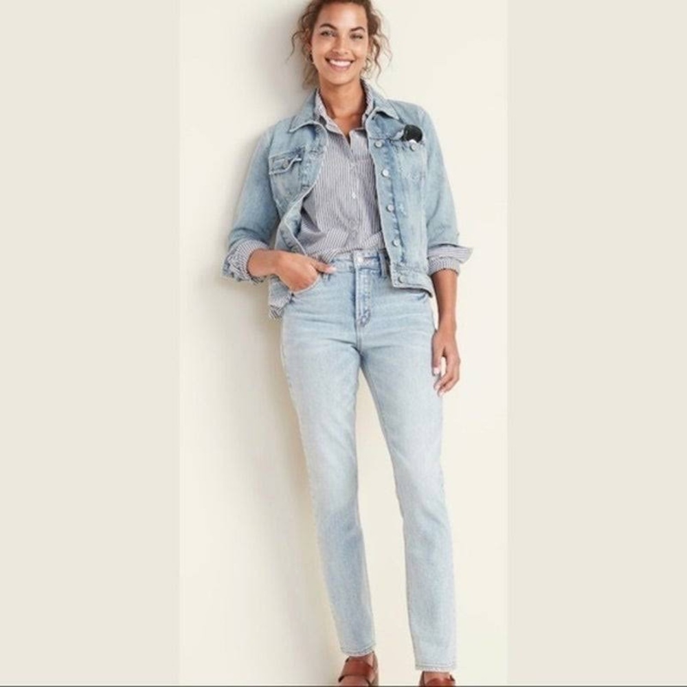 Old Navy Power Slim Straight High-Rise Jeans